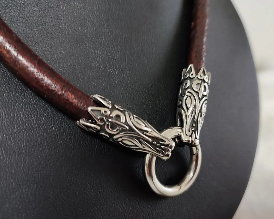 Massive Dragon Leather Necklace