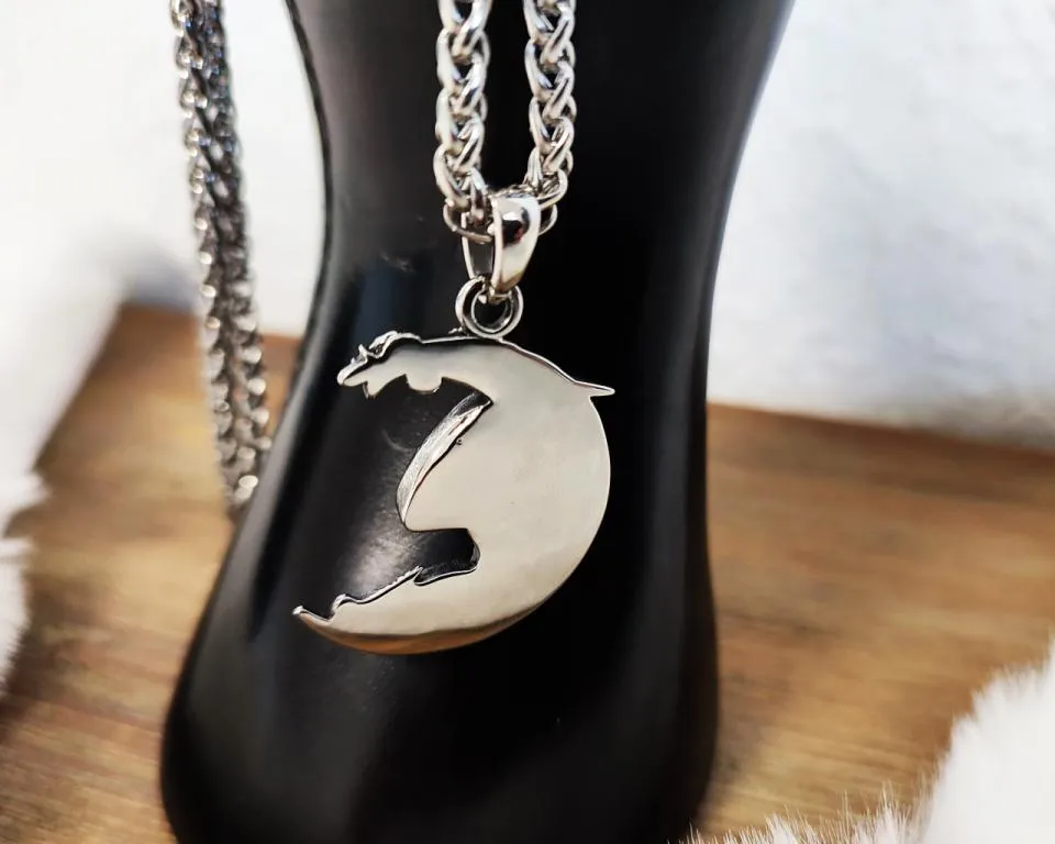 Mystischer Mond & Drachen