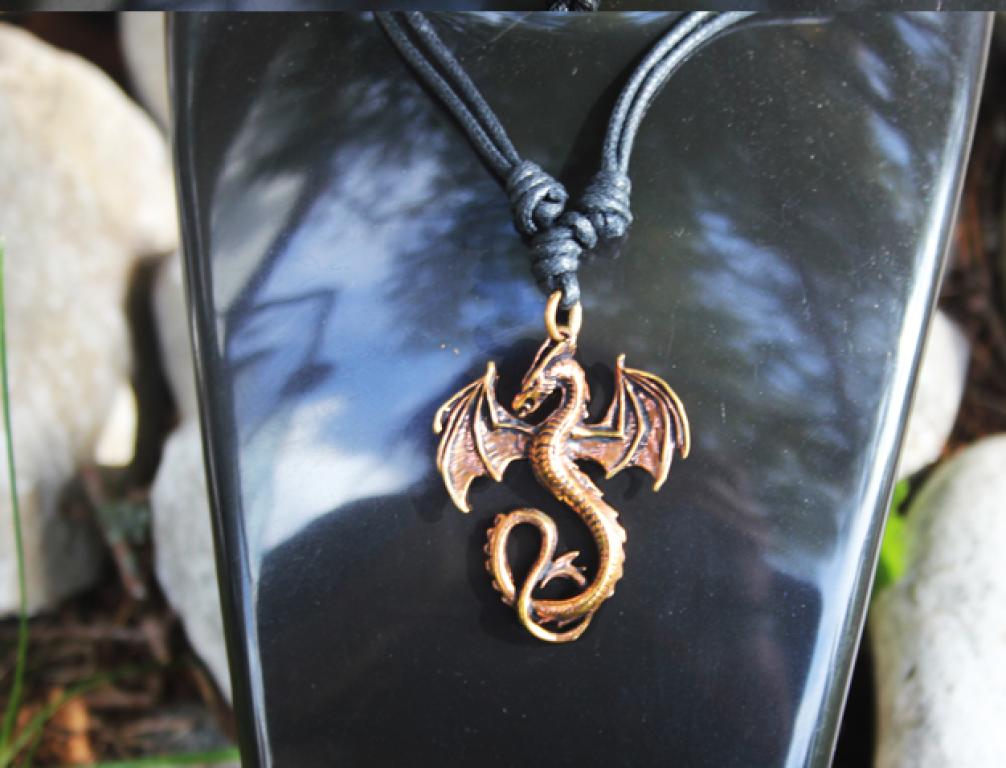 Fire dragon in bronze