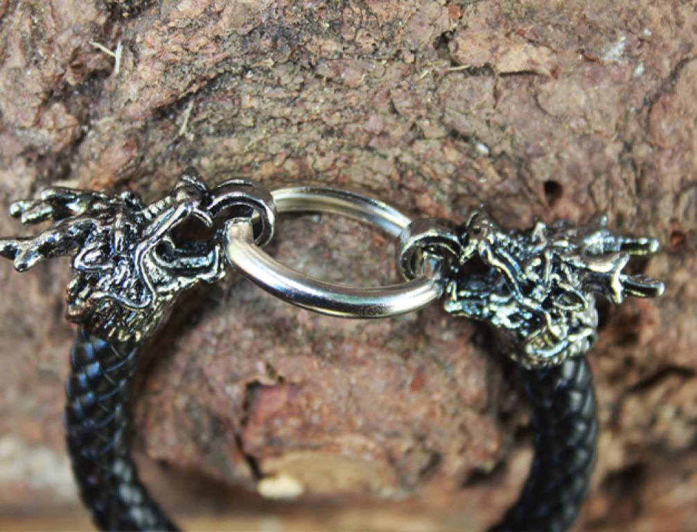Drachen Lederarmband