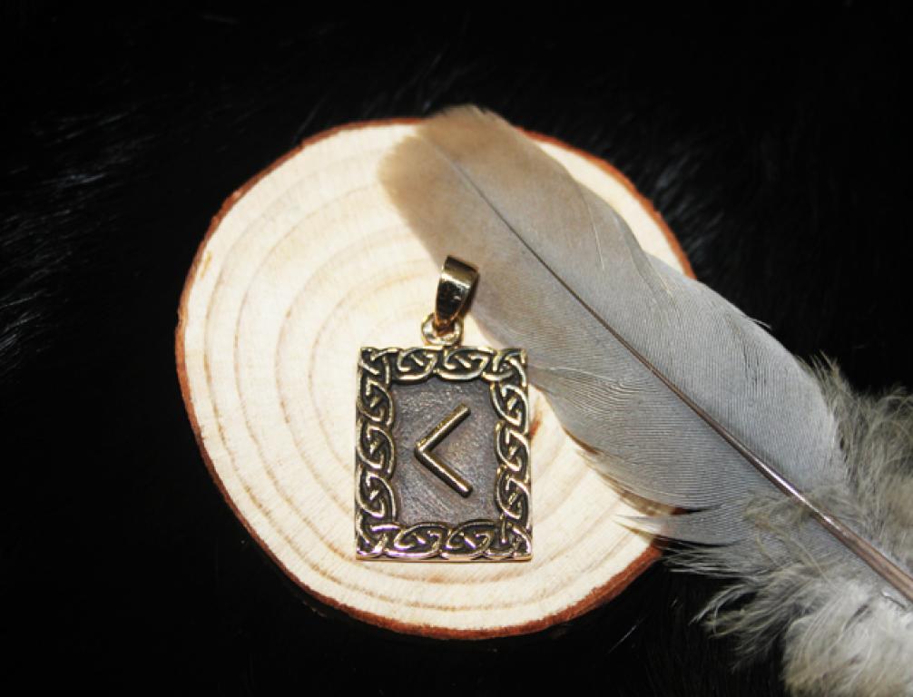 Rune Kenaz Bronze