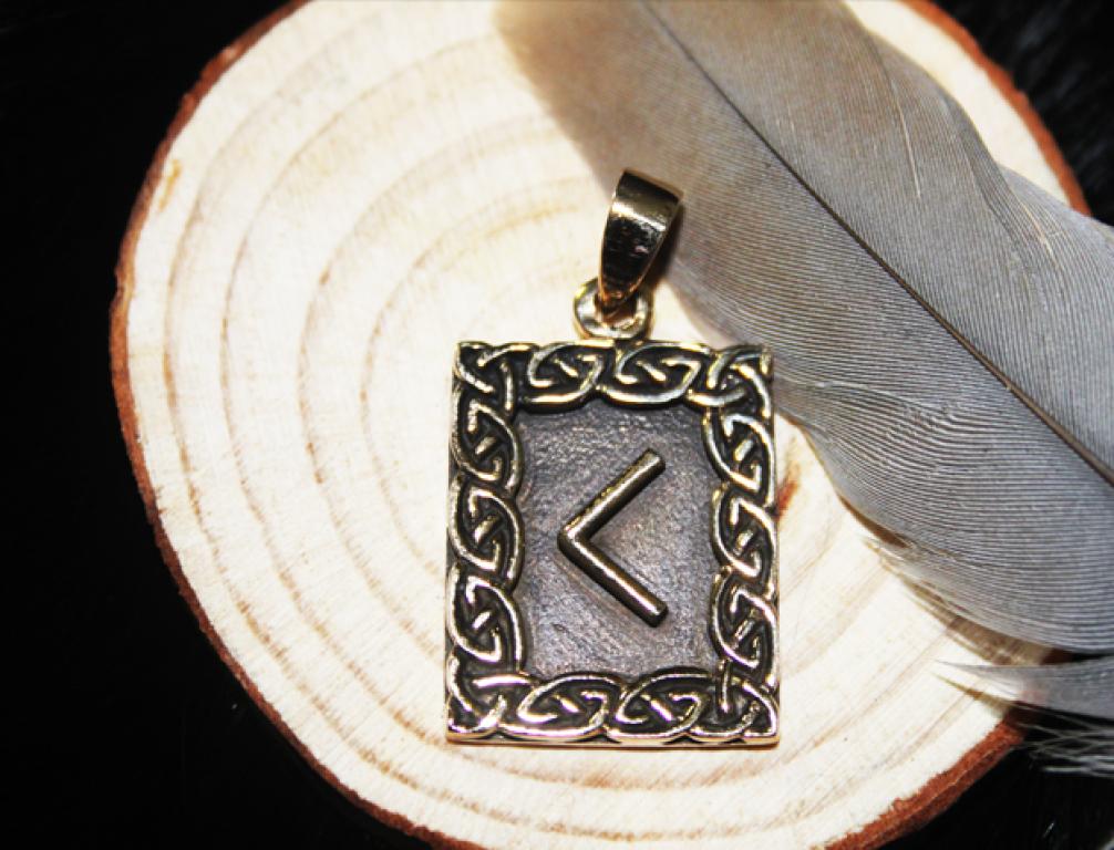 Rune Kenaz Bronze