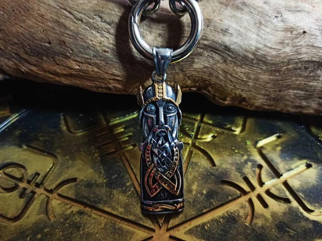 Odin leather necklace