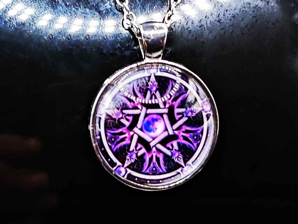 Small pentagram amulet