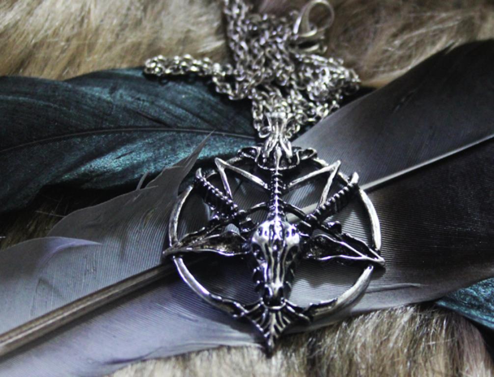 Pentacle - goat pendant