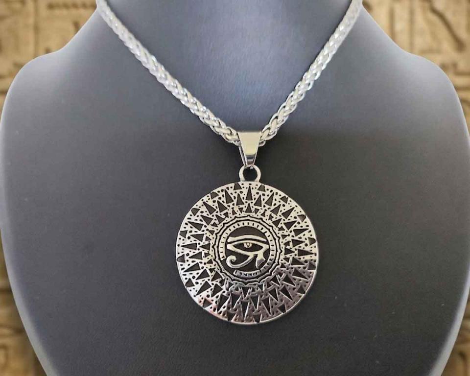Eye of Ra Pendant Stainless Steel
