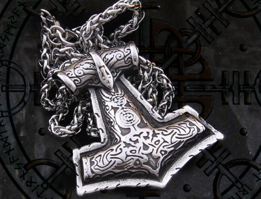 Edelstahl Schonenhammer an Edelstahlkette