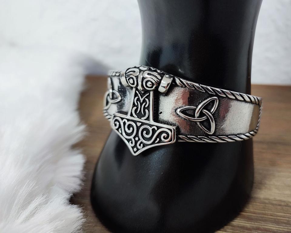 Thor's Hammer Viking Bangle