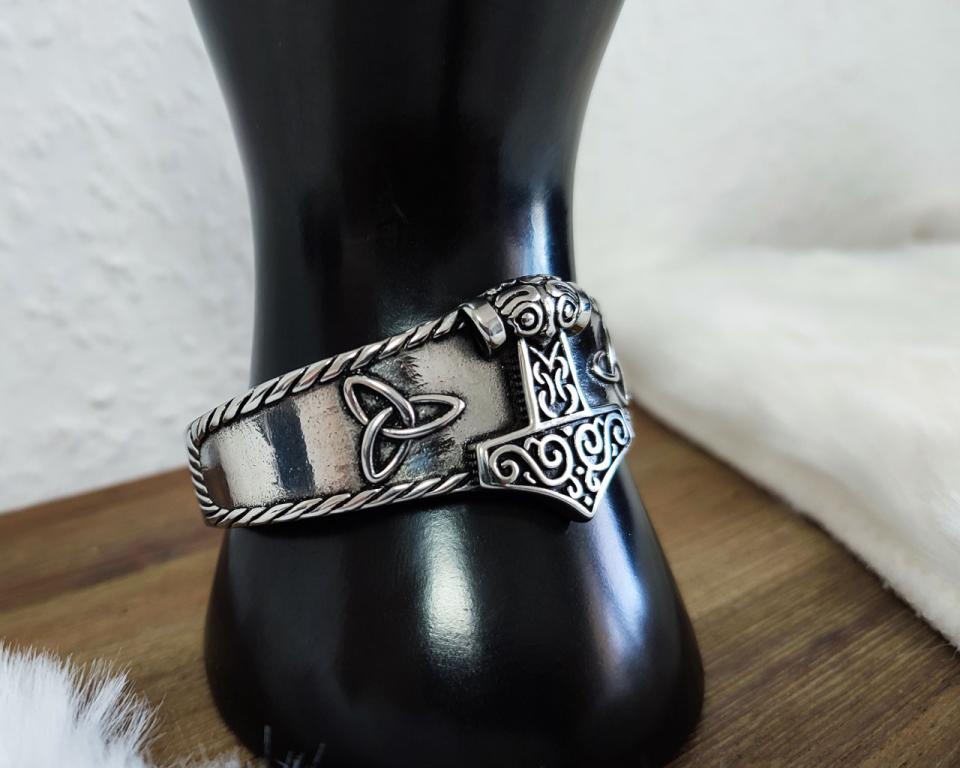 Thor's Hammer Viking Bangle