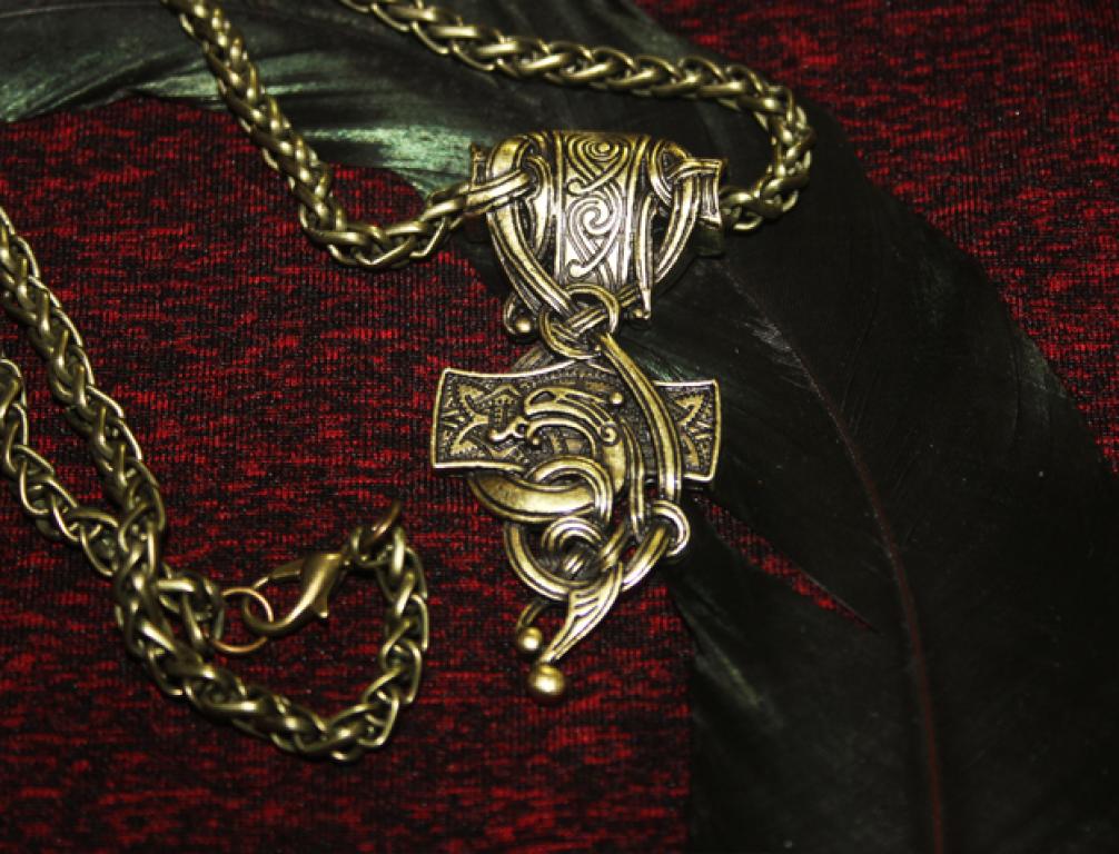 Thorhammer with Midgard Serpent