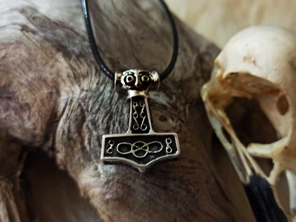 Einfacher Silber Thorhammer