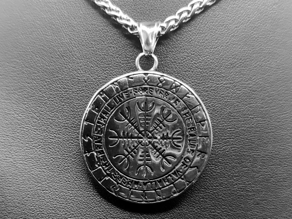 "Valknut & Jörmungandr" aus Edelstahl