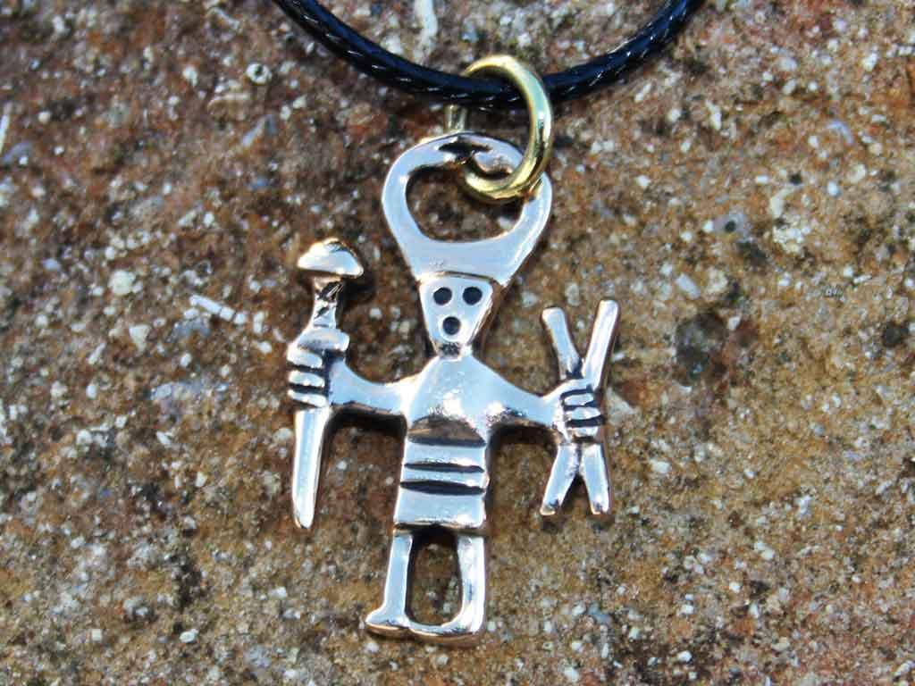 Wotan the father of gods made in bronze