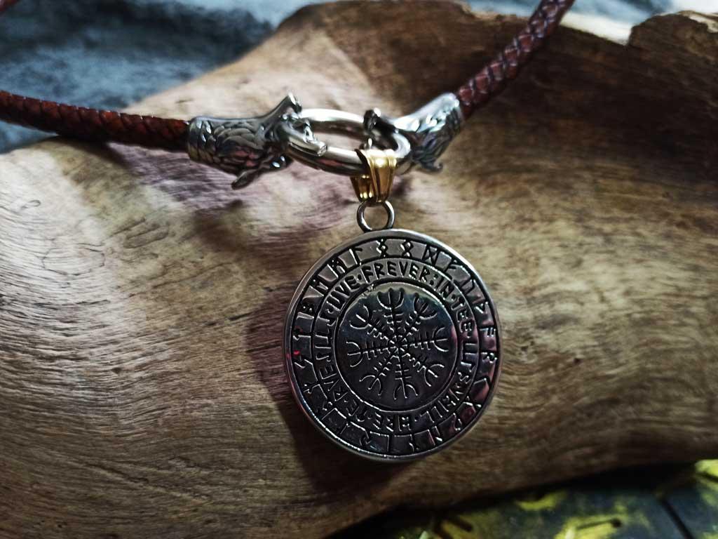 Odins Wölfe Lederkette