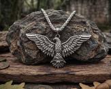 Adler-Anhänger aus Edelstahl
