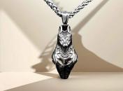 Gott Anubis Büstenanhänger