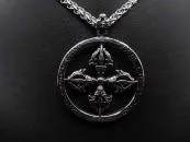 Buddhist Vajra stainless steel pendant