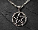 Pentagramm Anhänger aus Edelstahl