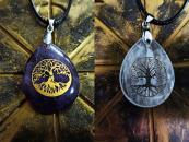 Tree of Life on Quartz Stone / Amethyst