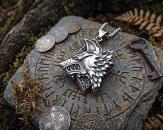 Fenris Wolf Edelstahlanhänger