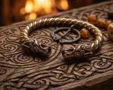 Ladies Bracelet Odins Wolves