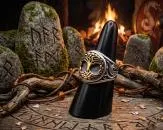 Zweifarbiger Yggdrasil Edelstahlring