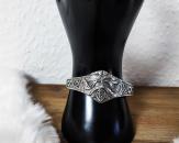 Edelstahlarmreif Green Man