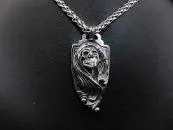 Hel goddess pendant made of stainless steel