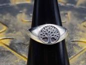 Damen Lebensbaum Silberring