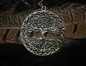 Silver pendant Yggdrasil