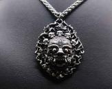 Lord Mahakala stainless steel pendant