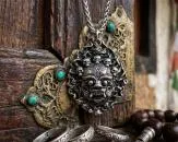 Lord Mahakala Edelstahl Anhänger