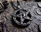 Pentagramm mit Mond