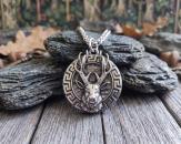 Hirsch-Anhänger aus Edelstahl | Keltischer & Nordischer Schmuck