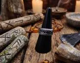 Futhark Edelstahl Runen Ring