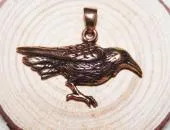 Raven in bronze