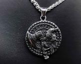 Ax & raven with rune decoration