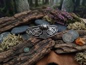 Stainless steel bangle – Thor's hammer with lion's head