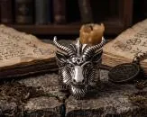 Solid goat buckle ring