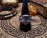 Mjölnir Ring aus Edelstahl gefertigt