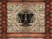 Wall cloth Triquetra with the ravens of Odin