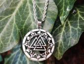 Valknut Feuerring Anhänger