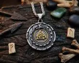 Valknut & Weltenschlange Anhänger